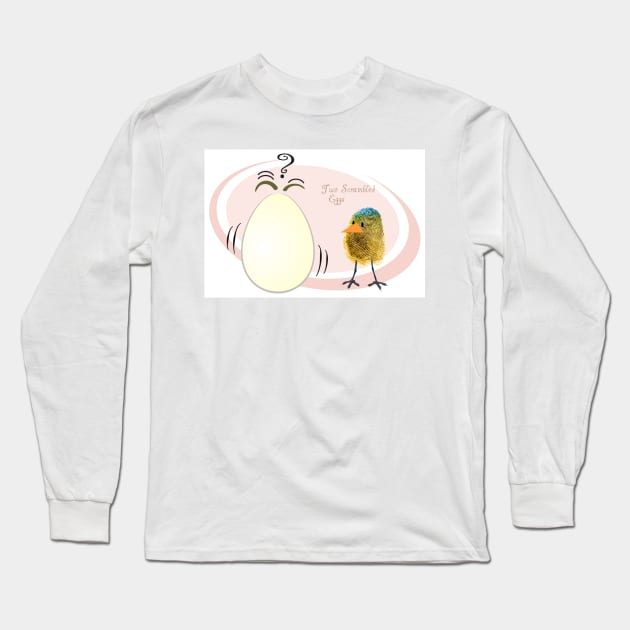 Two Scrambled Eggs Long Sleeve T-Shirt by Kartoon